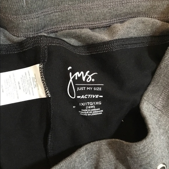 JUST My Size french terry pant 1X (16W) - Picture 8 of 11